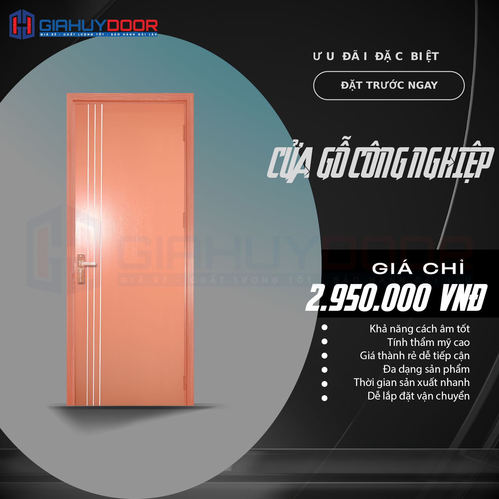 CỬA GỖ CAO CẤP GIAHUYDOOR – CHẤT LƯỢNG KHẲNG ĐỊNH THƯƠNG HIỆU